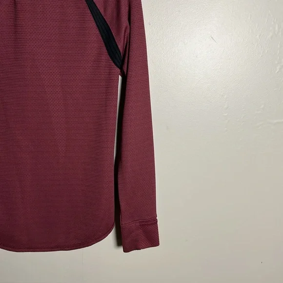 Nike Womens Aeroreact Golf/Casual Turtleneck Long Sleeve Pullover Maroon Sz Sm - Picture 10 of 12